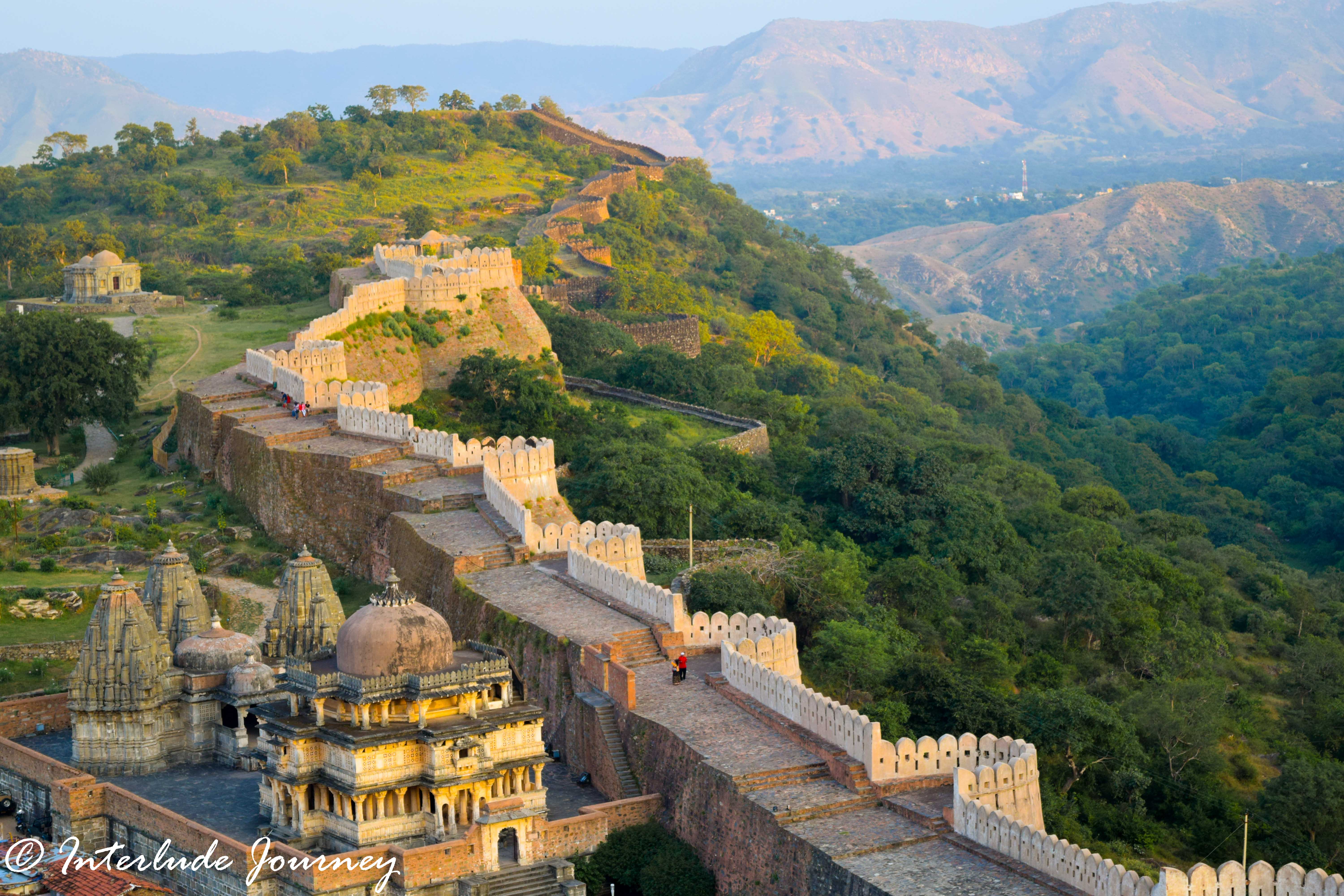 Kumbhalgarh Fort - The Great Wall of India - Interlude Journey